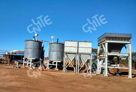 100t/d Gold All-sliming Cyanidation CIP Plant in Ghana